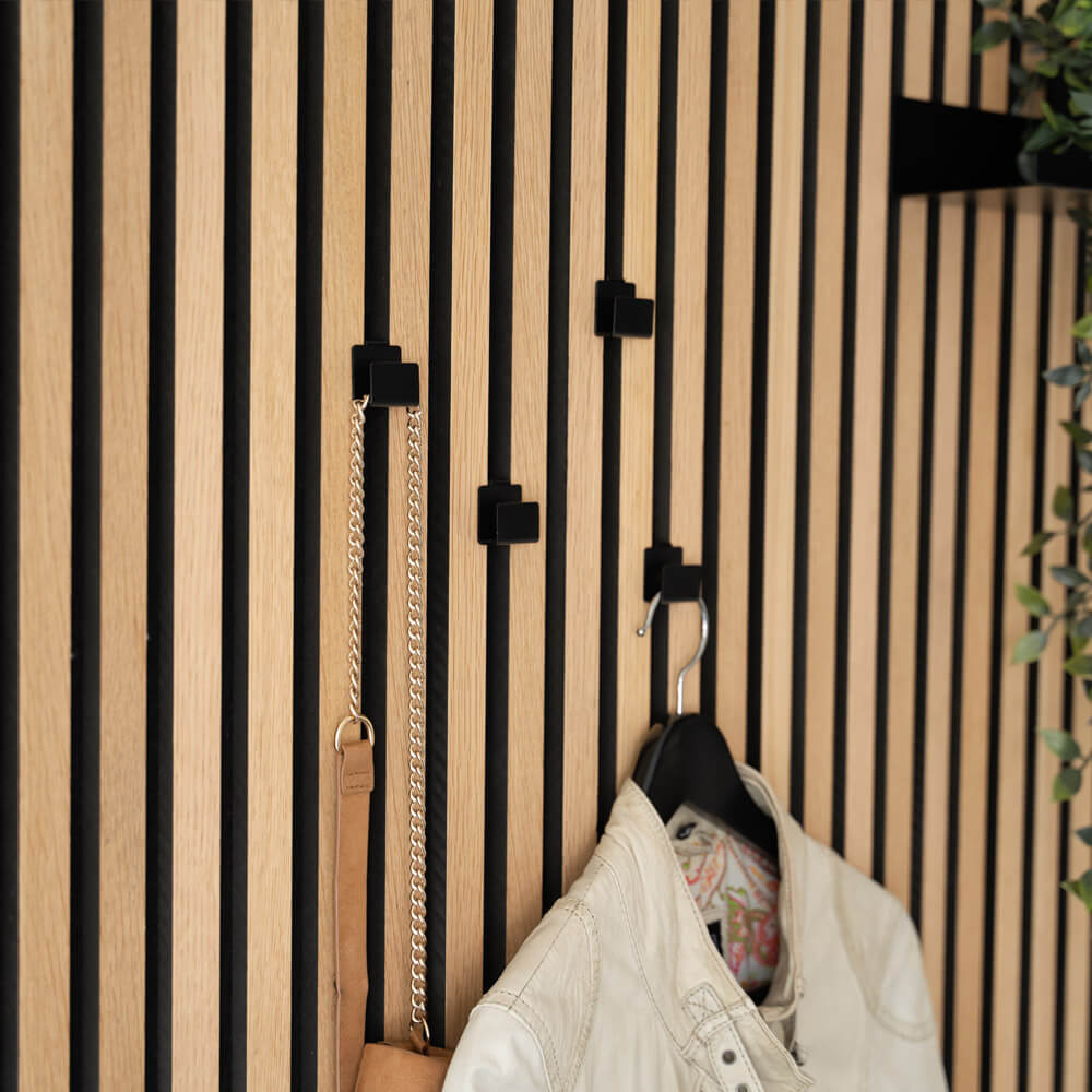 Home Deluxe Crochet pour panneau acoustique SCAF - set de 4 pièces