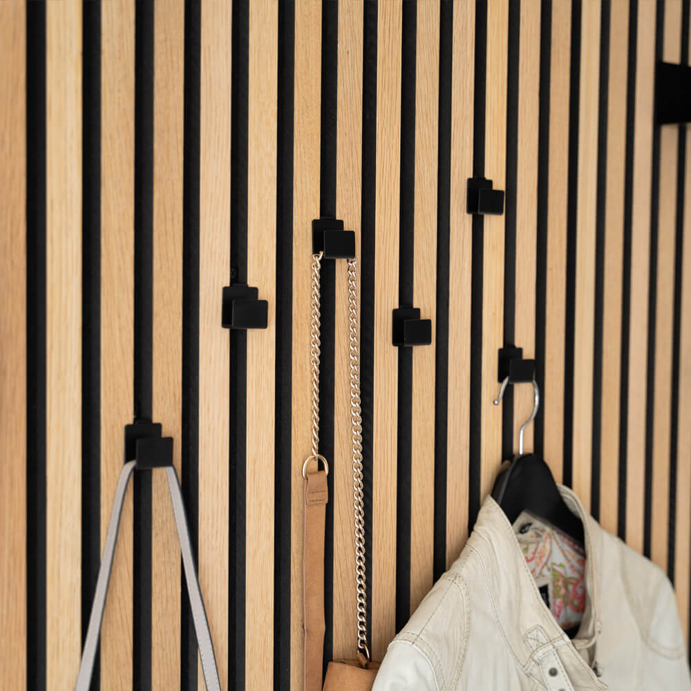 Home Deluxe Ganchos para panel acústico SCAF - juego de 6