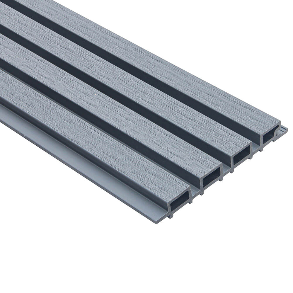 Home Deluxe Revêtement de façade WPC DUVAR - 38 m² gris clair