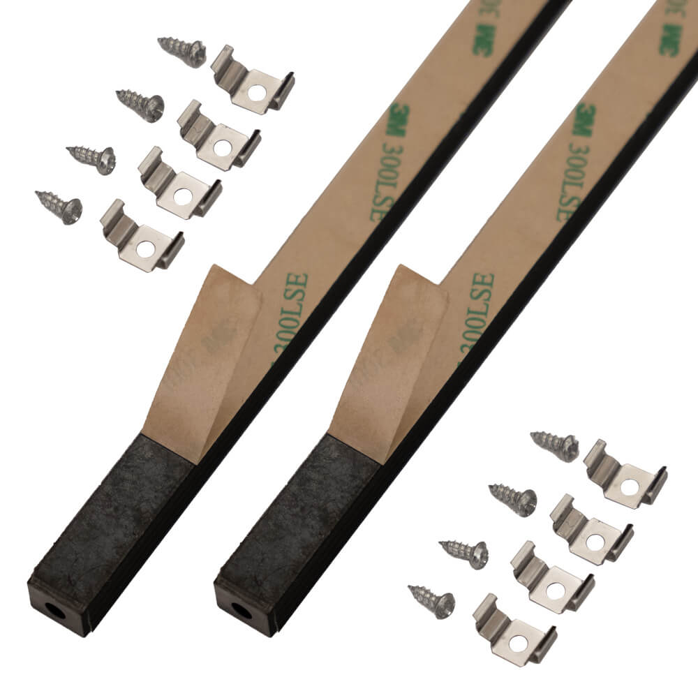 Home Deluxe Striscia luminosa a LED per pannello acustico NOX - set aggiuntivo 2 x 100 cm