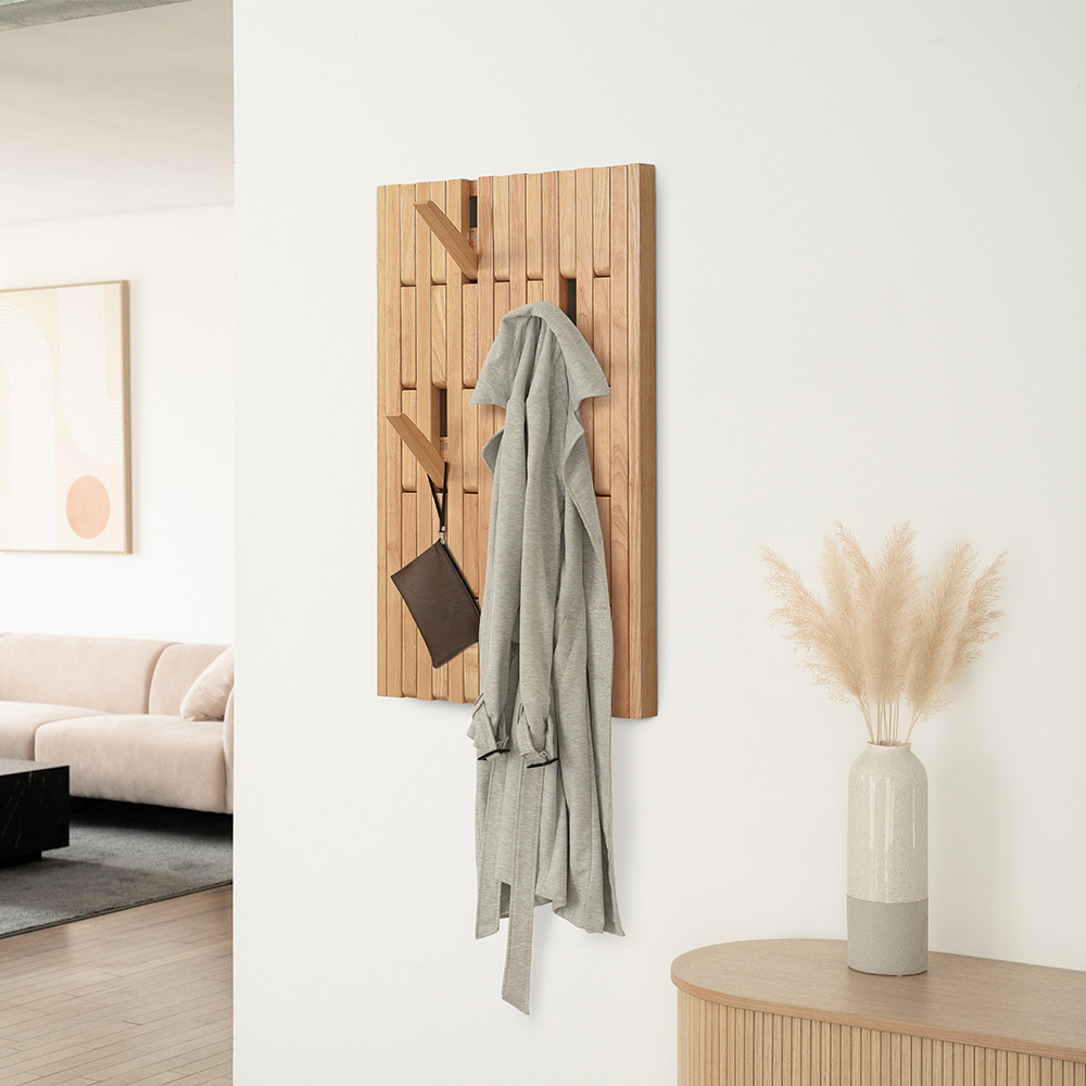 Home Deluxe Panel de armario QUEST marrón claro - 55 x 4 x 105 cm