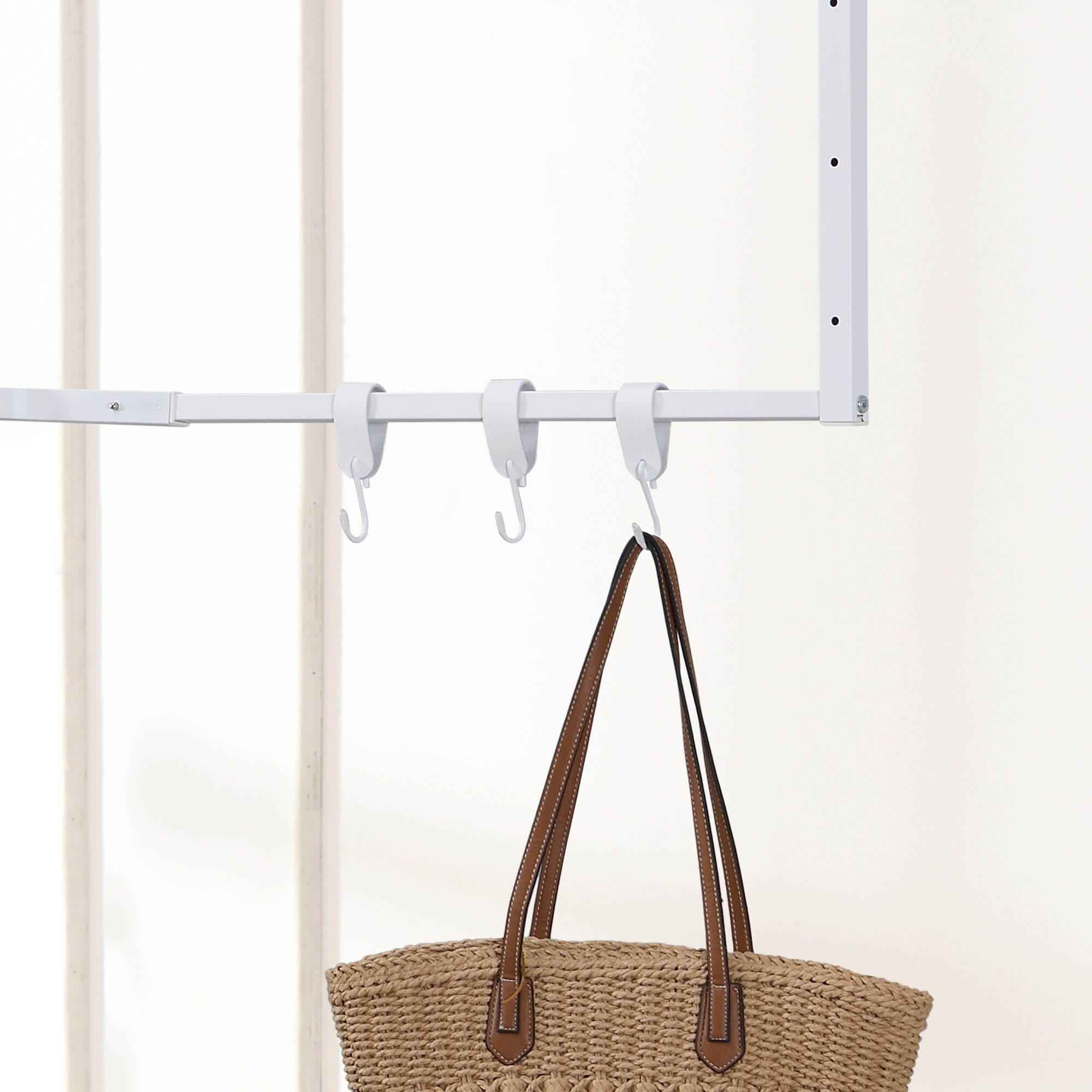 Home Deluxe Crochet en S SHAPE Blanc - Set de 30 pièces