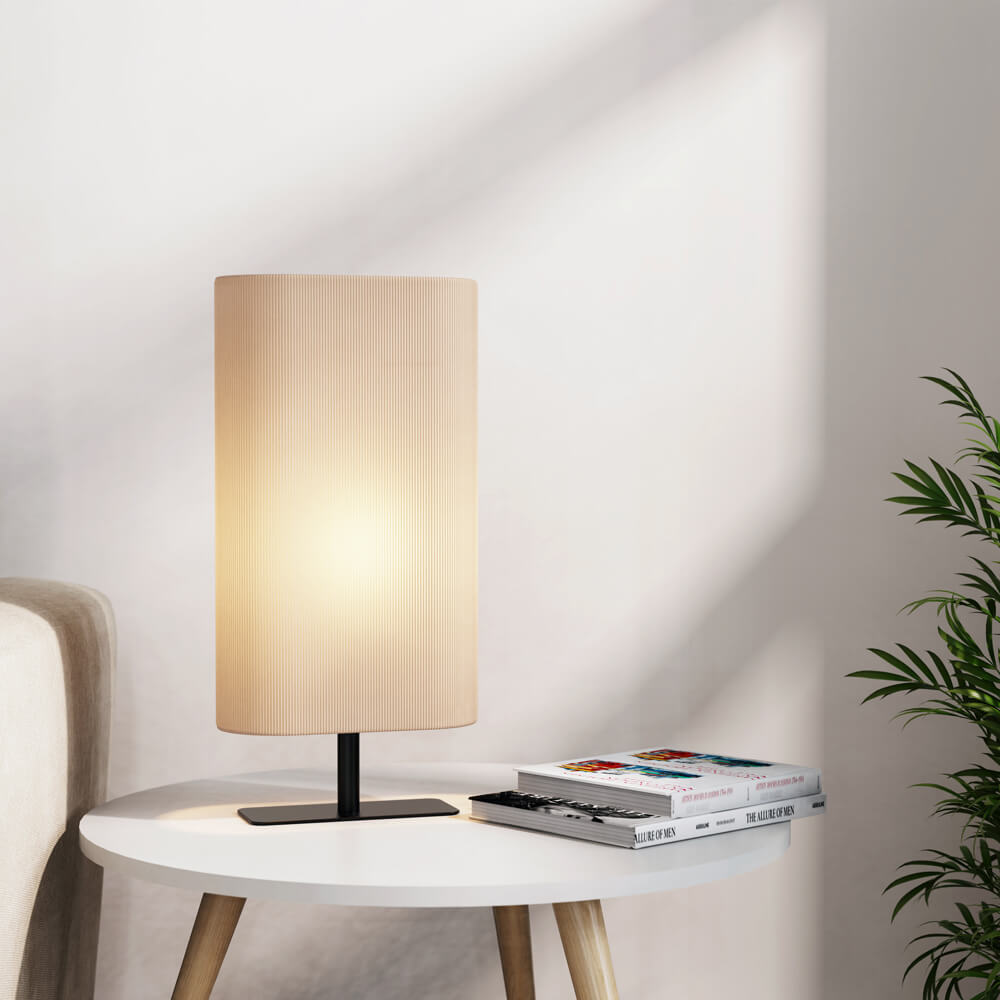 Home Deluxe Grande lampe de table SUKO - Beige