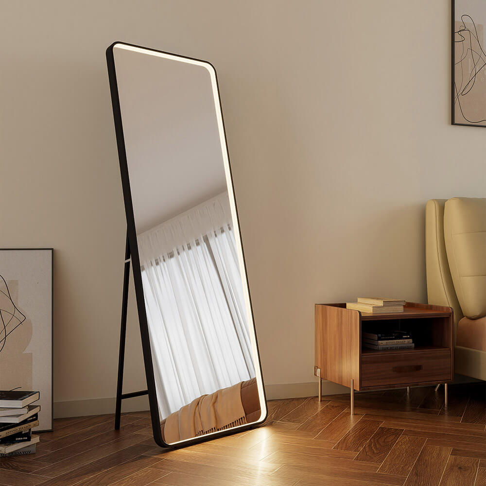 Home Deluxe miroir à poser LED rectangulaire - 53 x 160 cm