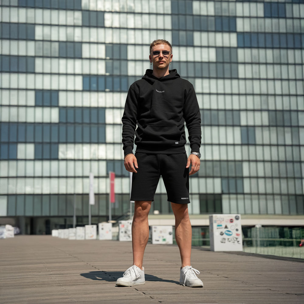 Short de survêtement – Noir, XXL