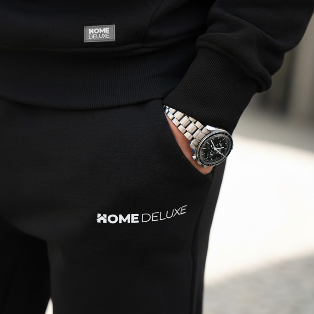 Pantalon de survêtement Home Wear – Noir, XXL