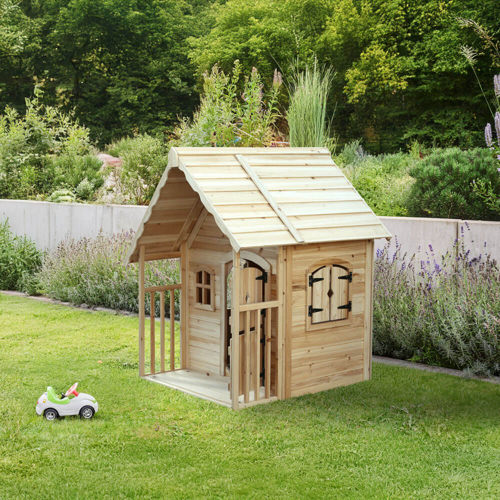 Home Deluxe Maison de jeu en bois KIMI - Nature