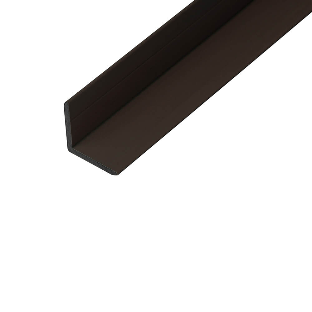 Home Deluxe Baguette de finition en WPC pour revêtement de façade VIRO noyer - lot de 10