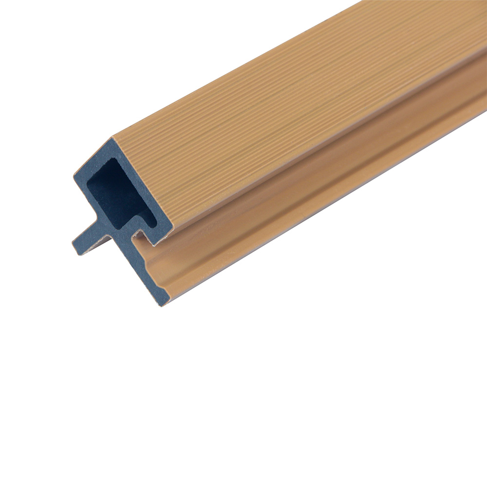 Home Deluxe Profilé d'angle WPC pour revêtement de façade SANO Teak - jeu de 4 pièces