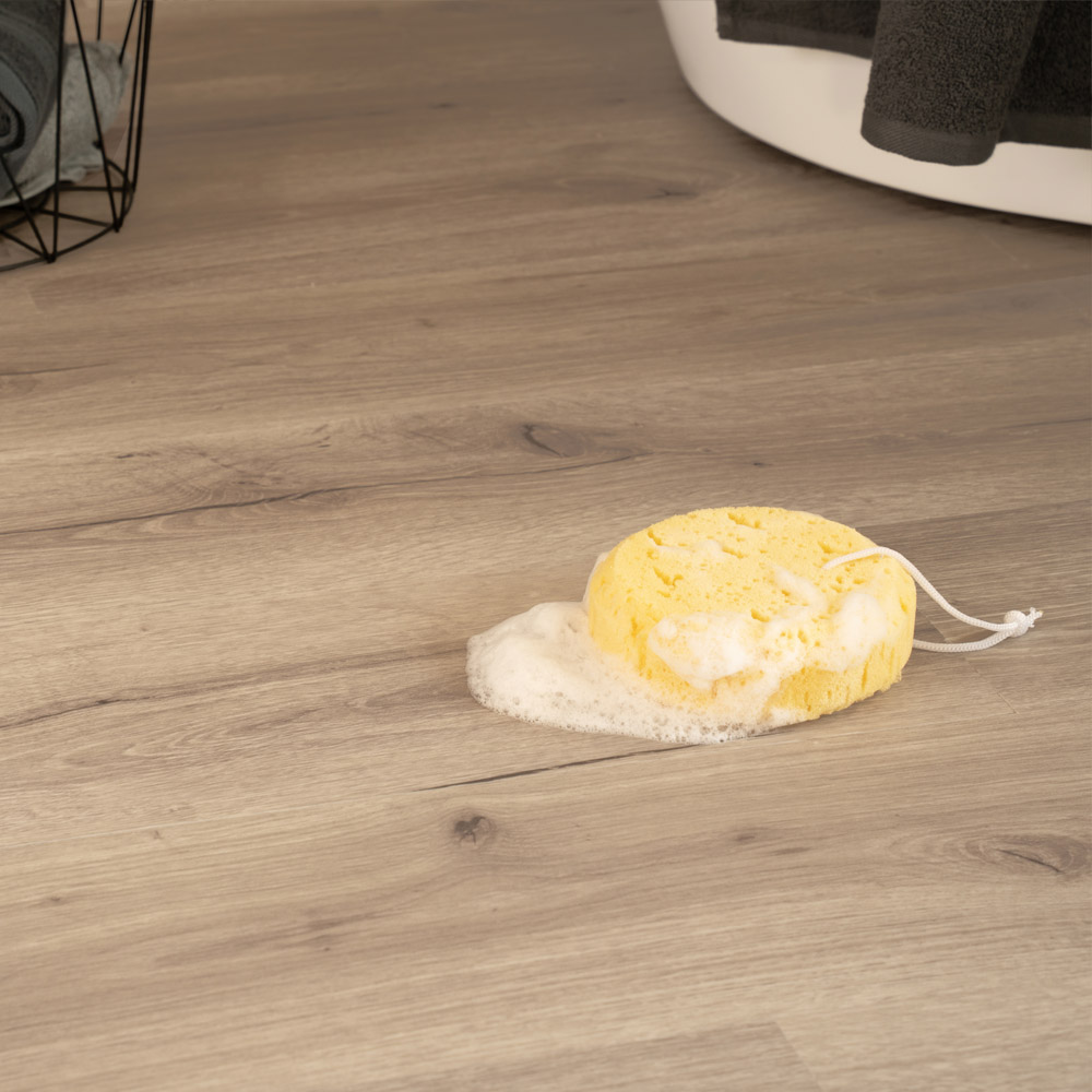 Home Deluxe Sol vinyle clipsable avec bruits d'impact ROMIA Chêne Crème - 50 m².