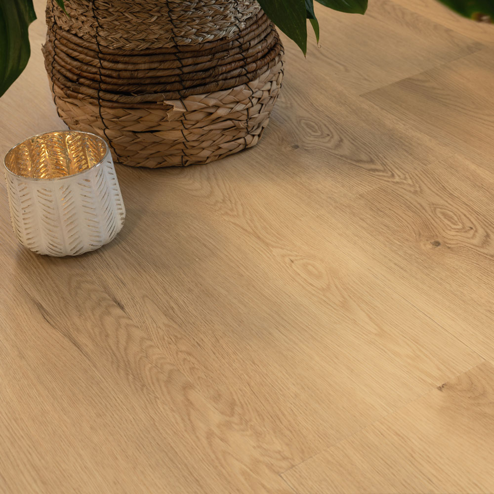 Home Deluxe Sol vinyle clipsable avec bruits d'impact LOMEA Chêne Beige - 1 m².