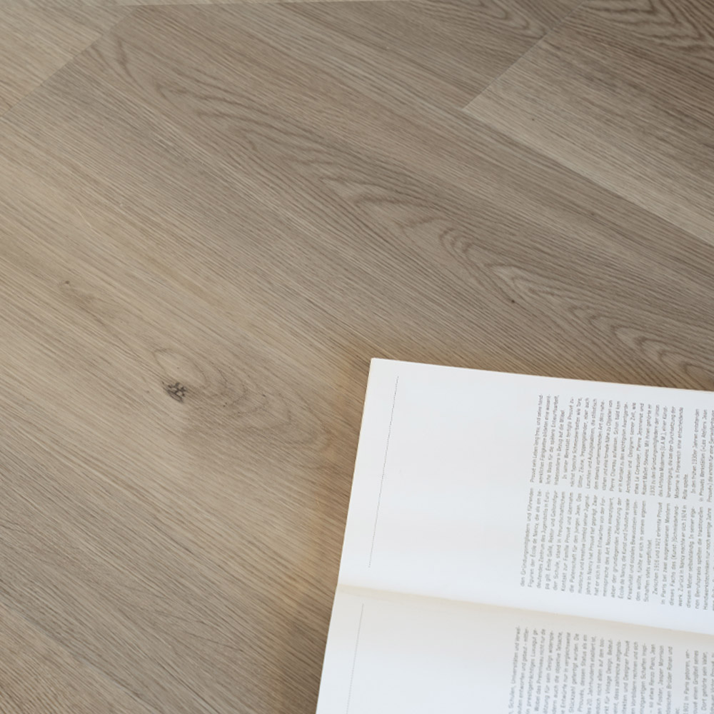 Home Deluxe Sol vinyle clipsable avec bruits d'impact LOMEA gris pierre -1 m²