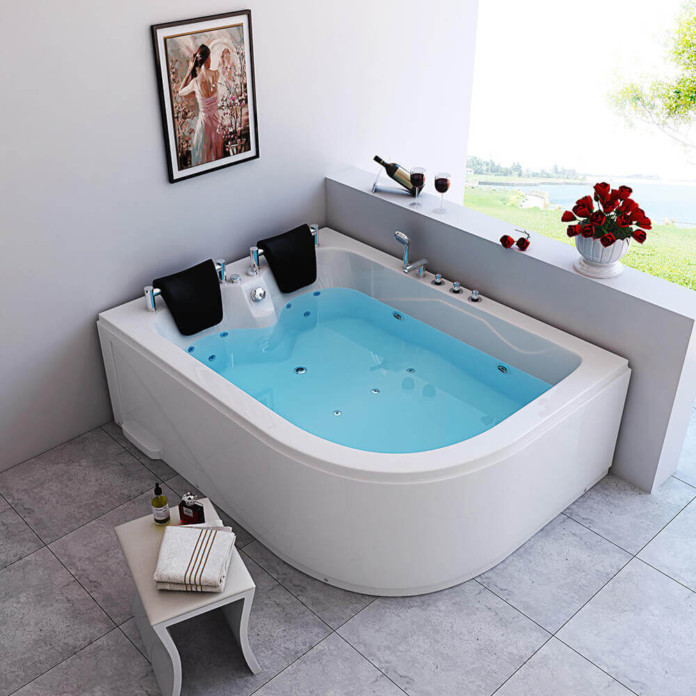 Home Deluxe Spa d'intérieur pour 2 personnes BLUE OCEAN XL - 180 x 120 cm à droite