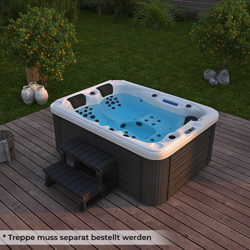 Home Deluxe Jacuzzi d'extérieur BEACH PURE - 210 x 155 x 83 cm