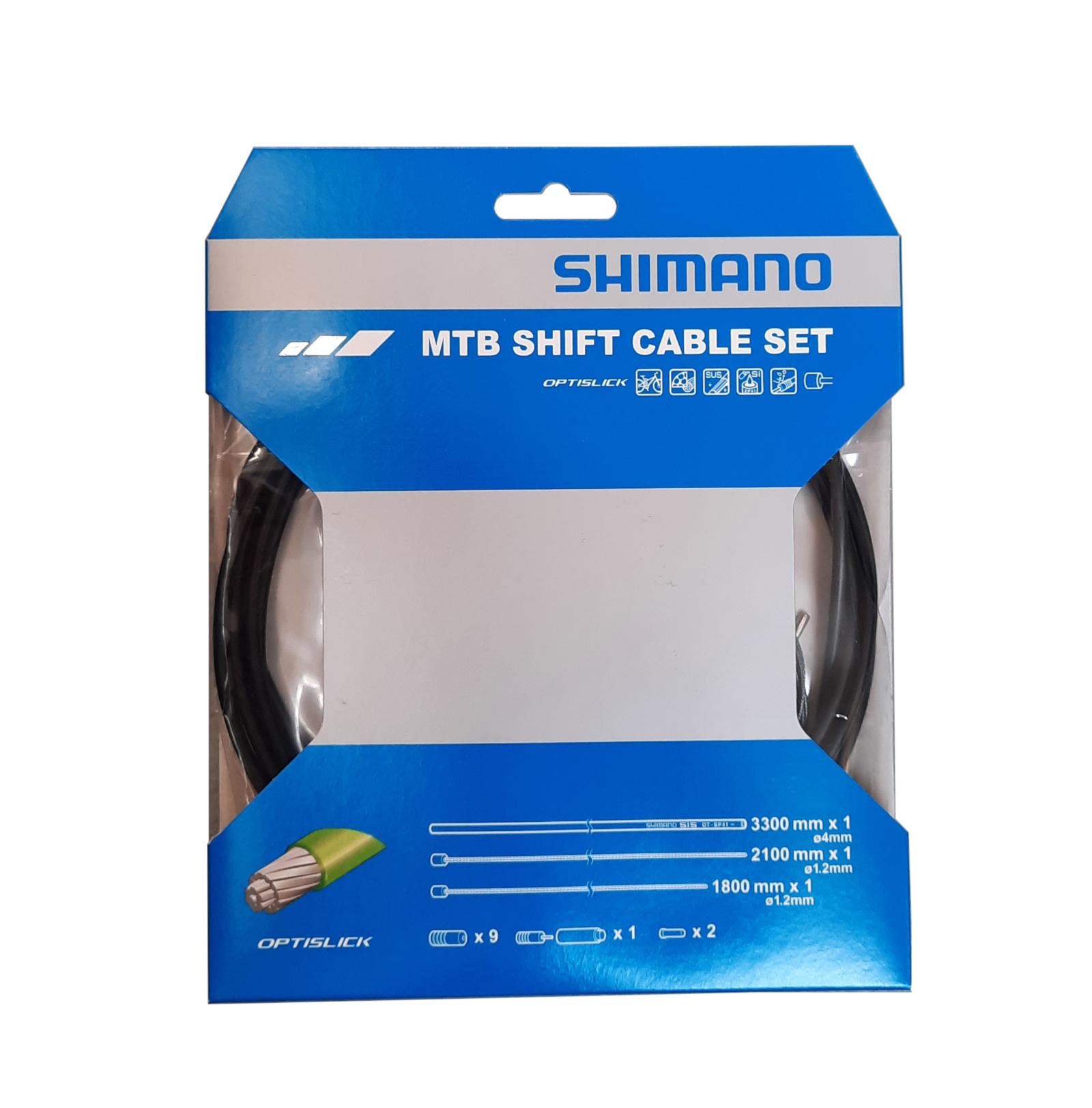 Shimano MTB Schaltzugset (Optislick) // vorn + hinten