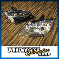 Original Hella Xenon Look Scheinwerfer SET in SCHWARZ für Ford Focus 2 II