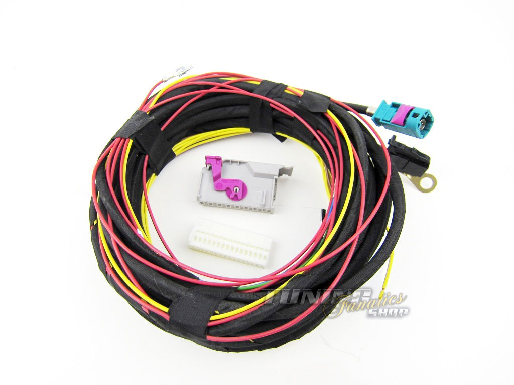 Kabelbaum Kabelsatz RFK Rückfahrkamera Kabel Adapter für Audi Navi RNS-E RNSE