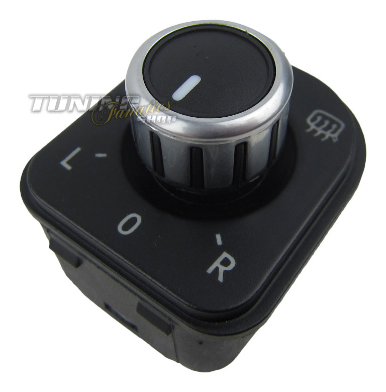 Chrom Spiegel Spiegel-Verstellschalter Drehrad für Ihren VW