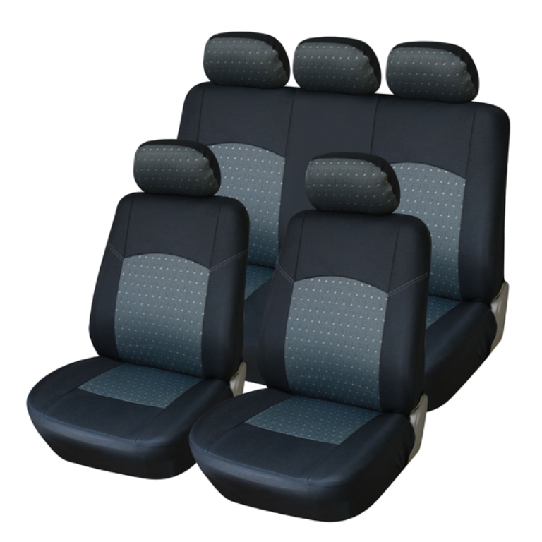 Sitzbezug Sitzbezüge Schonbezüge Bezug Sitz Grau Schwarz SET für viele Fahrzeuge