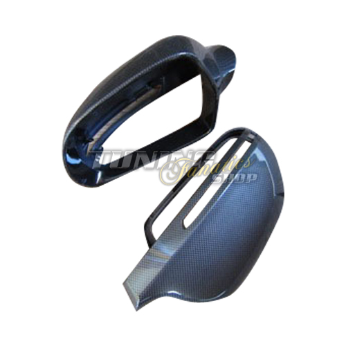 KOMPLETTE Gehäuse Carbon Spiegel Spiegelkappen Außenspiegel für Audi A5 S5 8T