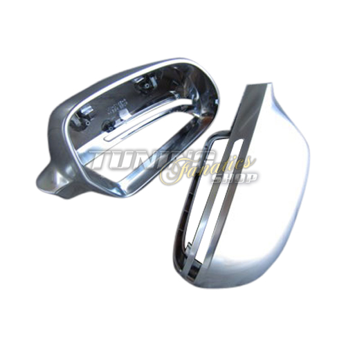 KOMPLETTE Gehäuse ALU Look Spiegel Spiegelkappen Außenspiegel für Audi A5 S5 8T