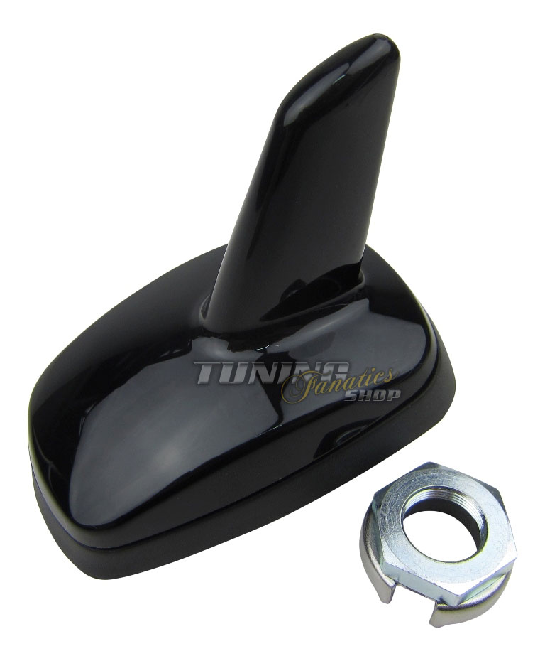 Original Shark-Antenne Attrappe Dummy Radio LACK-SCHWARZ für VW Audi Seat Skoda