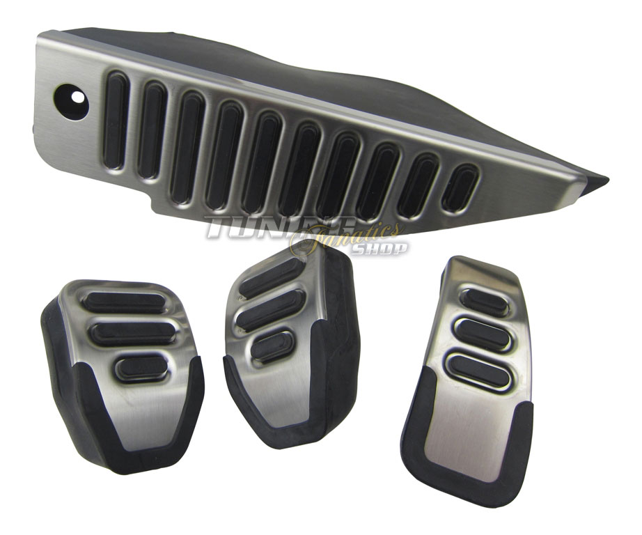 Original Audi Edelstahl Pedale + Fußstütze Stütze Audi A4 S4 8E B6 B7 8H = RHD