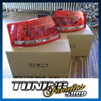 Original Audi A4 8H Cabrio Facelift Rückleuchten + Adapter SET = RHD