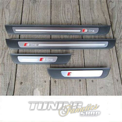 Original S-Line Einstiegsleisten Leisten Einstieg Tritt 4 Stück Audi A6 4G C7