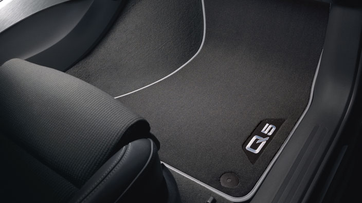 2x Original Audi Premium Velours Textil Fußmatten Matten Set VORN für Audi Q5