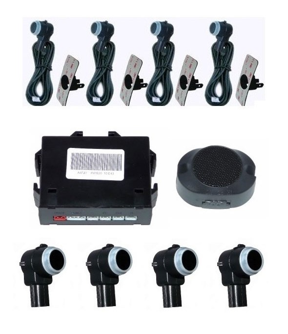 PREMIUM Einparkhilfe 4x SENSOR Rückfahrwarner PDC Parken 18mm viele Fahrzeuge