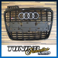 Original S4 Kühlergrill Sportgrill Grill SCHWARZ für den Audi A4 S4 8E B7