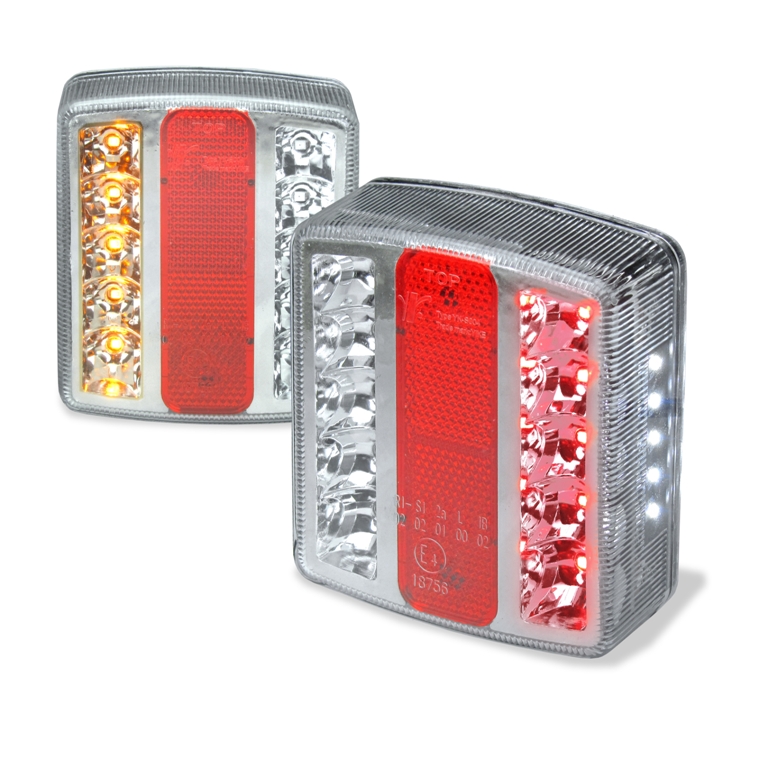 2x Wohnwagen Anhänger LED Rückleuchte Rücklicht Heckleuchte Beleuchtung 12V