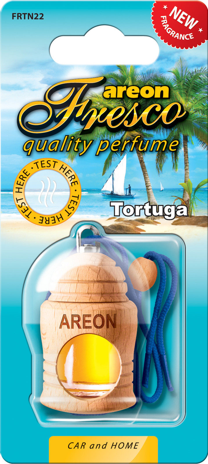 Original Areon FRESCO Auto Autoparfüm Duftdose Duftbaum Lufterfrischer Tortuga