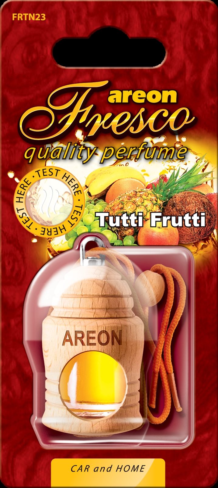 2x Original Areon FRESCO Parfüm Duftdose Duftbaum Lufterfrischer Tutti Frutti