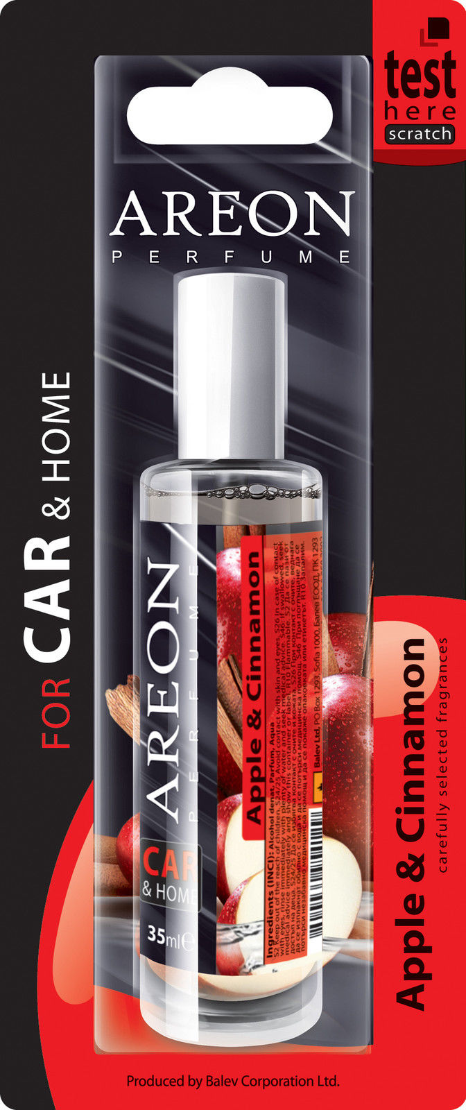 Original Areon Auto Parfüm Lufterfrischer Duftbaum Zersträuber Apfel / Zimt 35ml