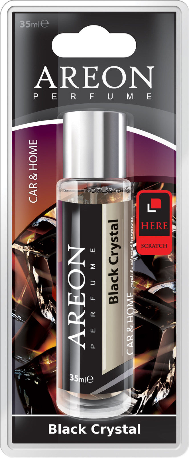 Original Areon Auto Parfüm Lufterfrischer Duftbaum Duft Black Crystal 35ml