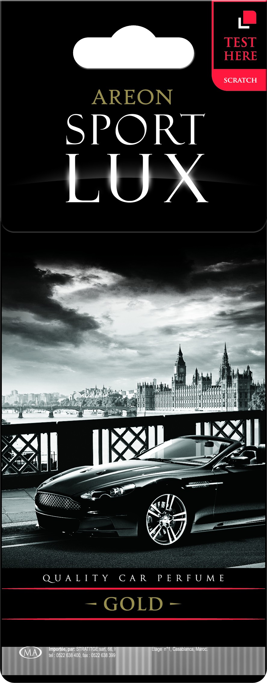 Original Areon Duftbaum Lufterfrischer Duftdose Autoduft Parfüm SPORT LUX GOLD