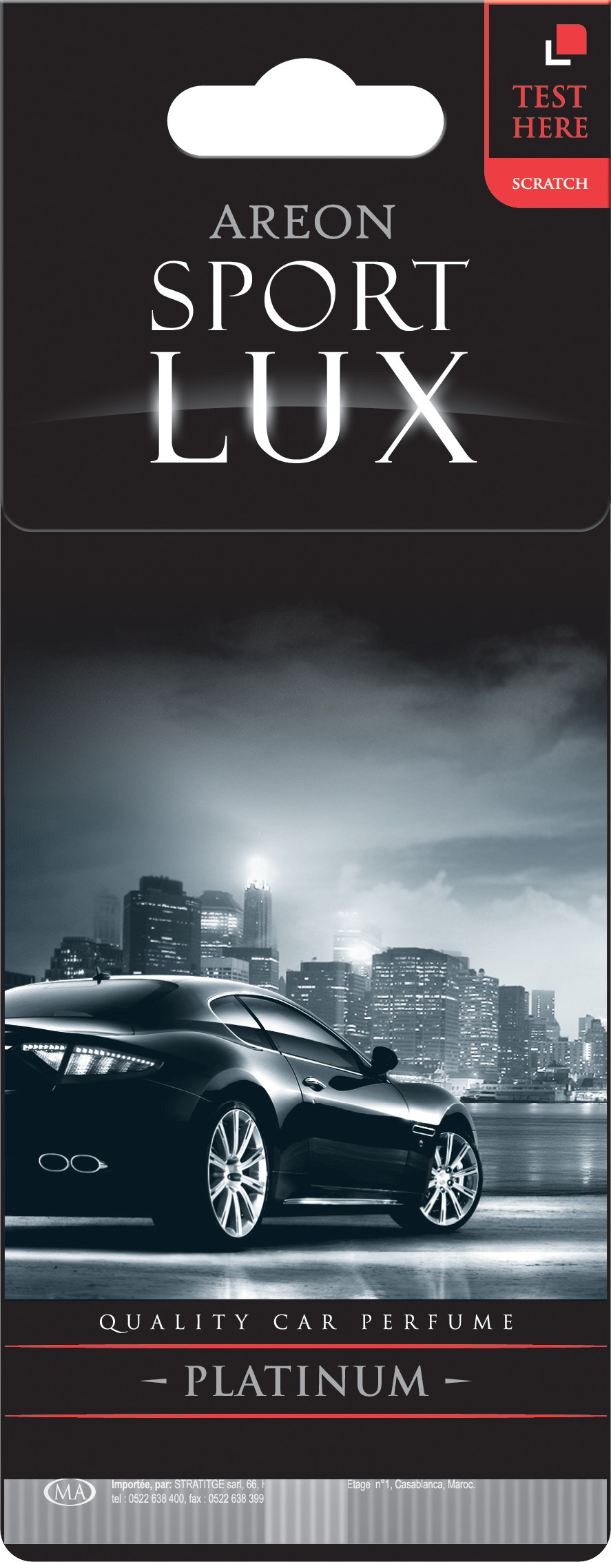 Original Areon Duftbaum Lufterfrischer Duftdose Autoduft Parfüm SPORT LUX PLATIN