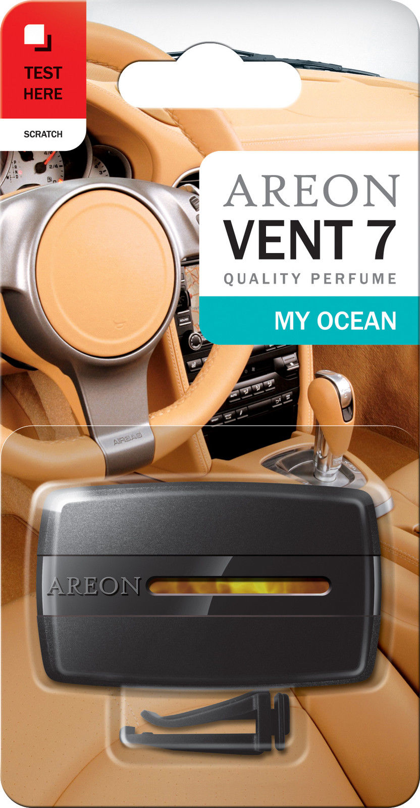 Original Areon LUX Auto Parfüm Lufterfrischer Duftbaum Lüftungsgitter Ocean Meer