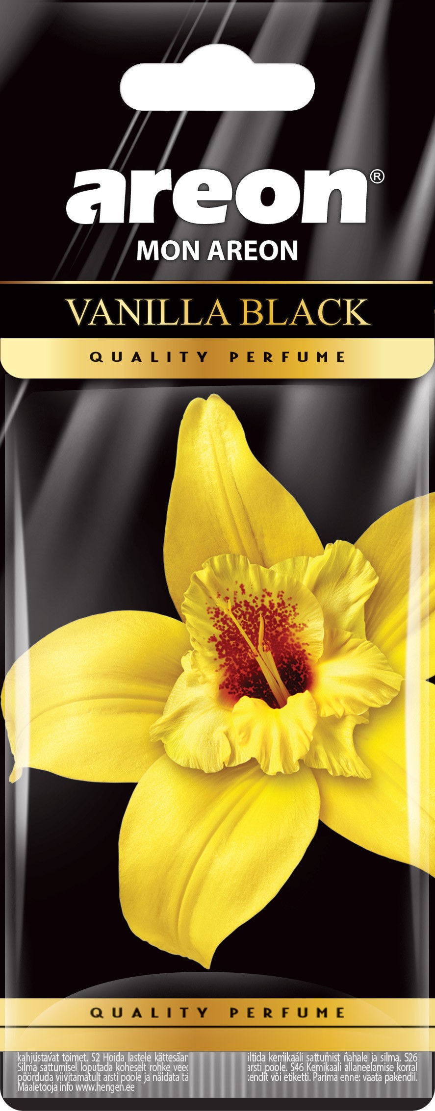 Original Areon Duftbaum Lufterfrischer Duftdose Autoduft Parfüm Vanille Black