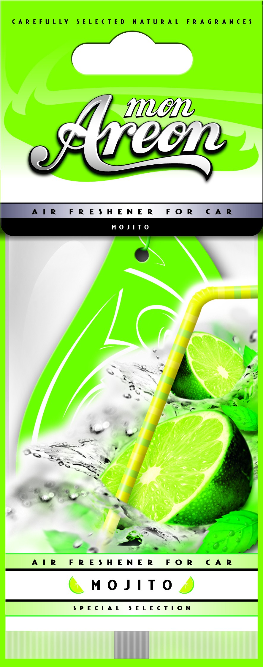Original Areon Duftbaum Lufterfrischer Duftdose Autoduft Parfüm Duft Mojito