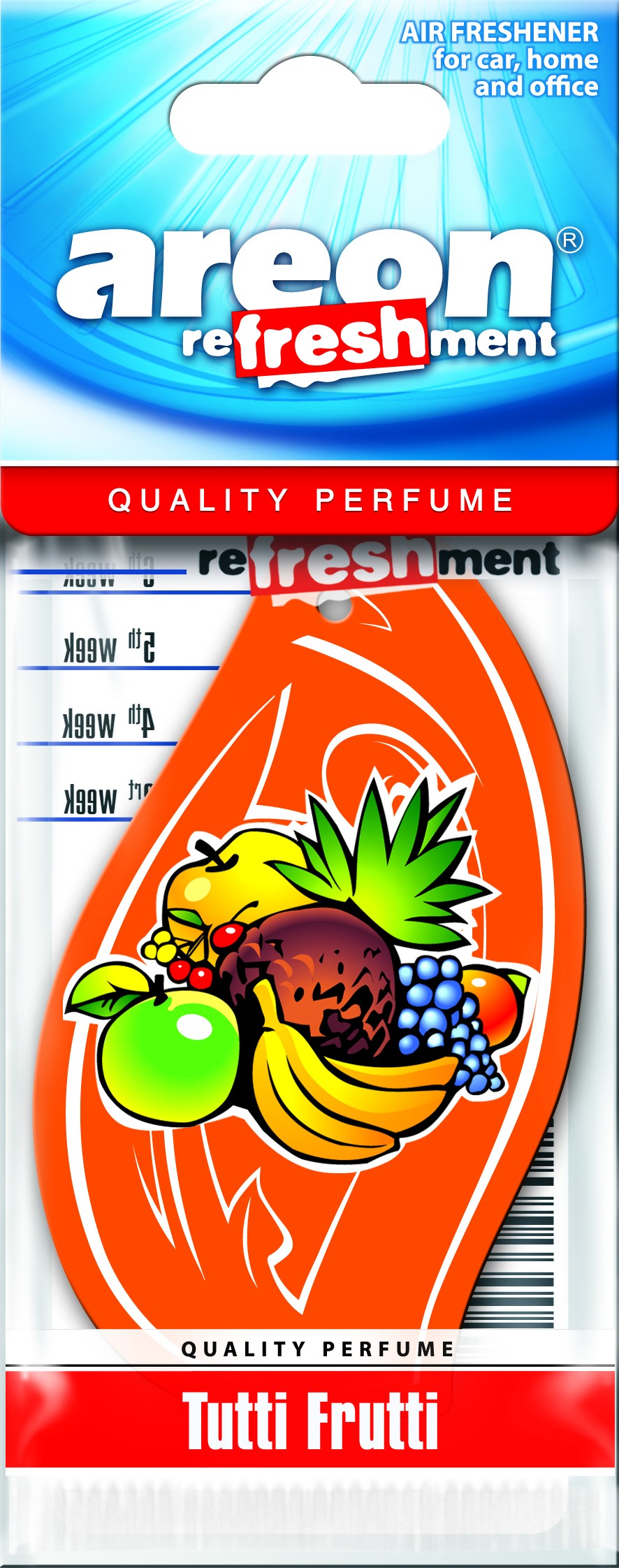 Original Areon Duftbaum Lufterfrischer Duftdose Autoduft Parfüm Tutti Frutti