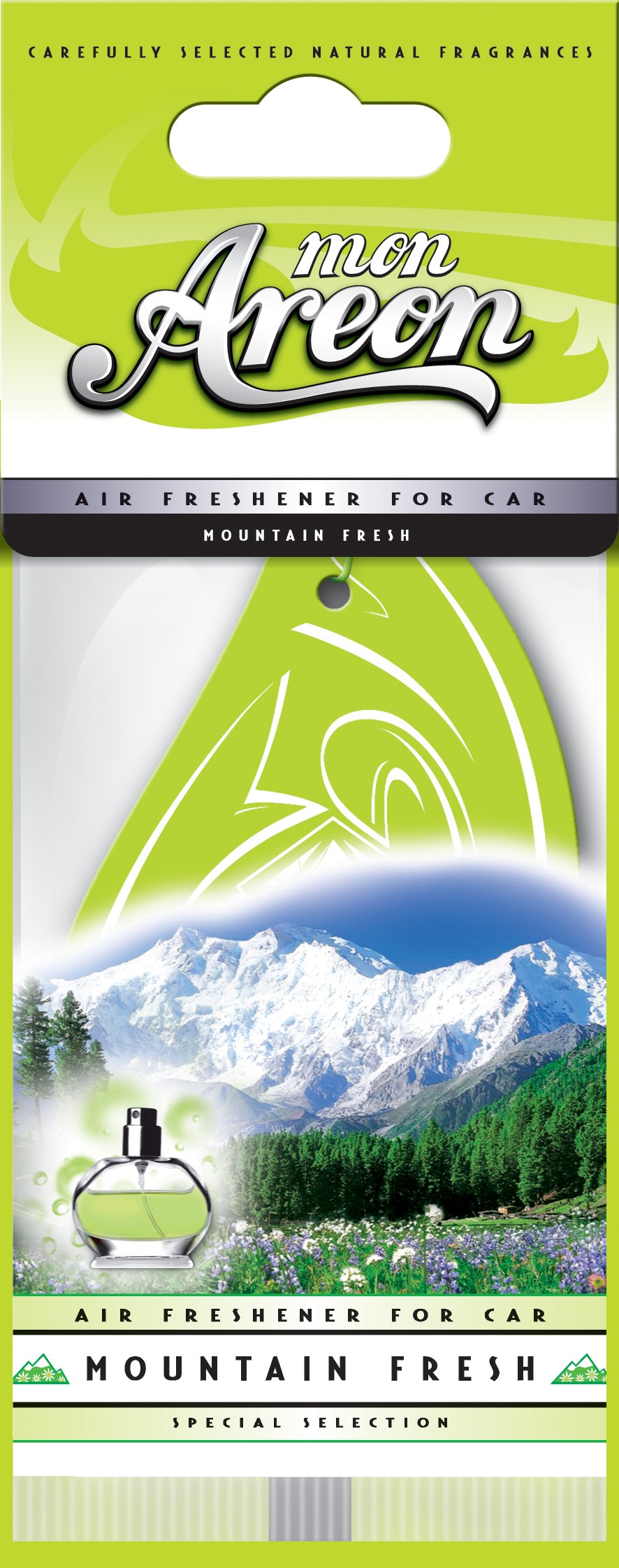 Original Areon Duftbaum Lufterfrischer Duftdose Autoduft Parfüm Duft Bergfrische