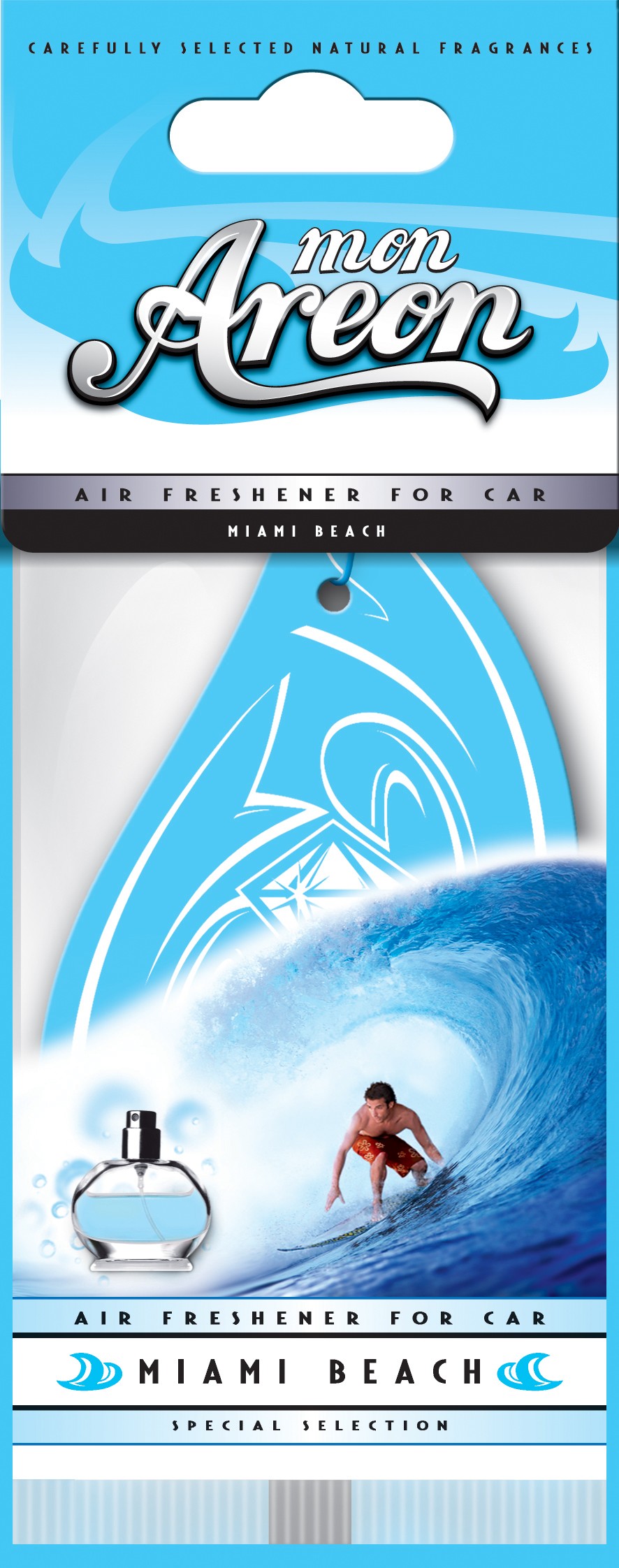 Original Areon Duftbaum Lufterfrischer Duftdose Autoduft Parfüm Miami Beach