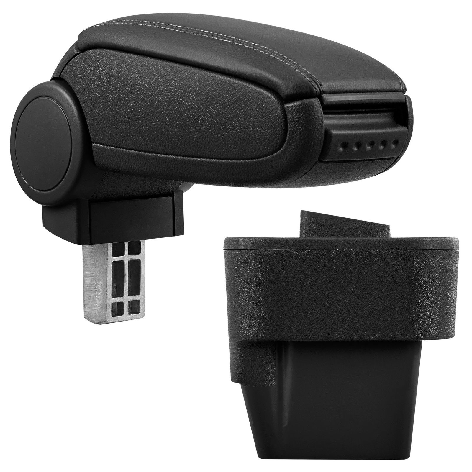 Armlehne Mittelarmlehne MAL Leder Bezug Schwarz für Opel Combo C 2002-2006