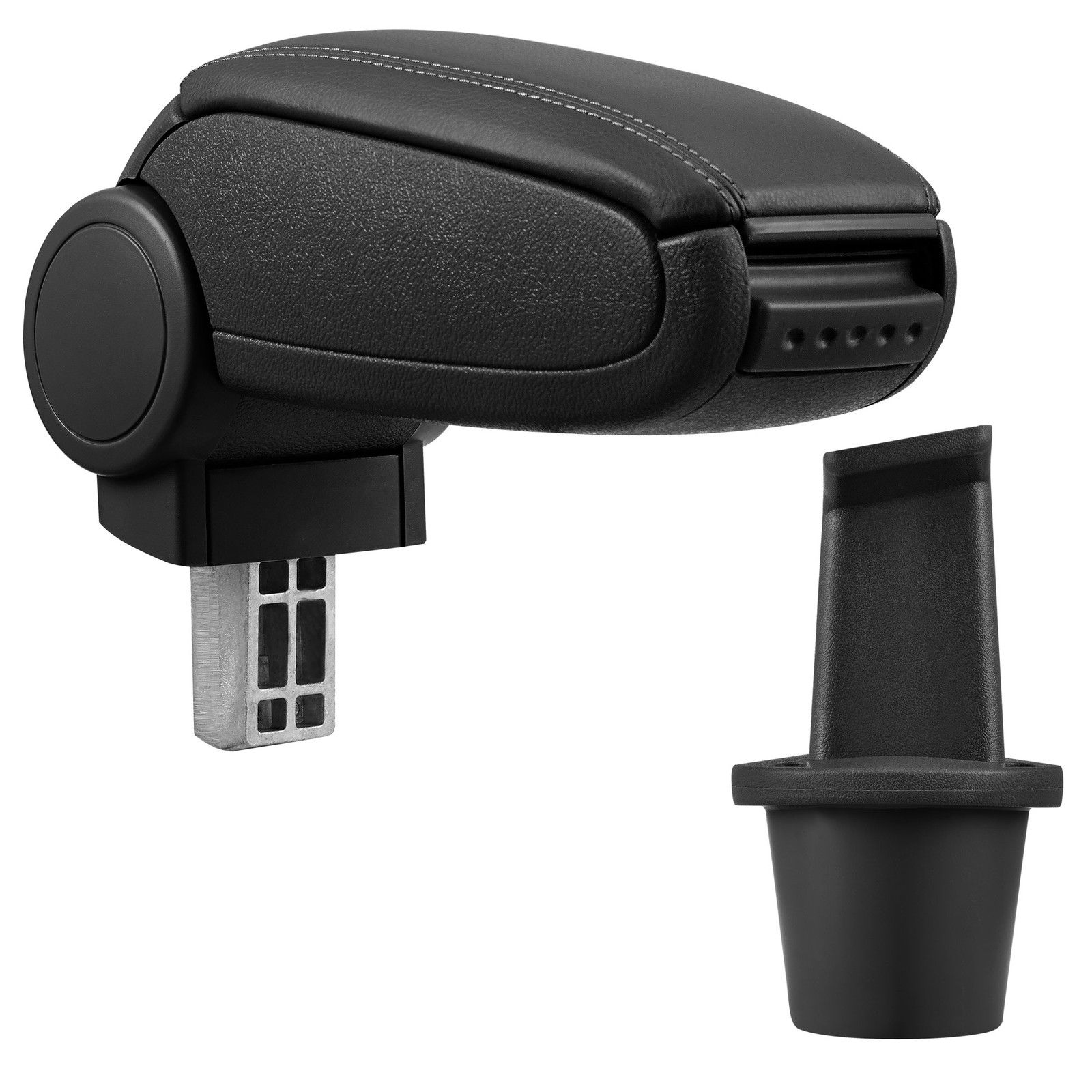 Armlehne Mittelarmlehne MAL Leder Bezug Schwarz für Dacia Duster ab 2010-