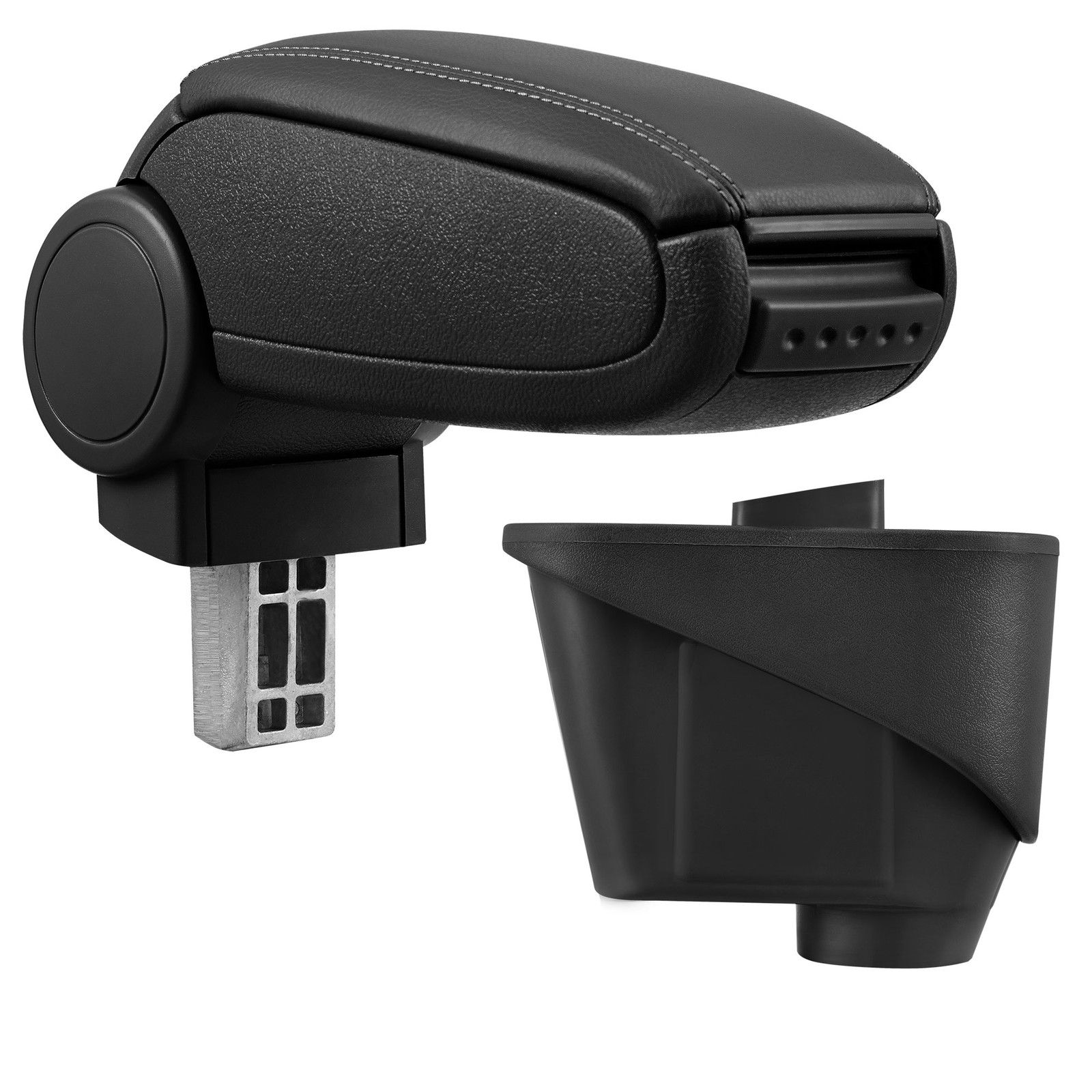 Armlehne Mittelarmlehne MAL Leder Bezug Schwarz für Citroen DS3 ab 2010-