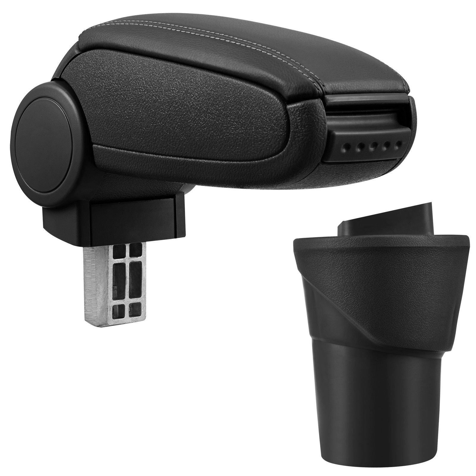 Armlehne Mittelarmlehne MAL Leder Bezug Schwarz für Micra IV K13 2010-