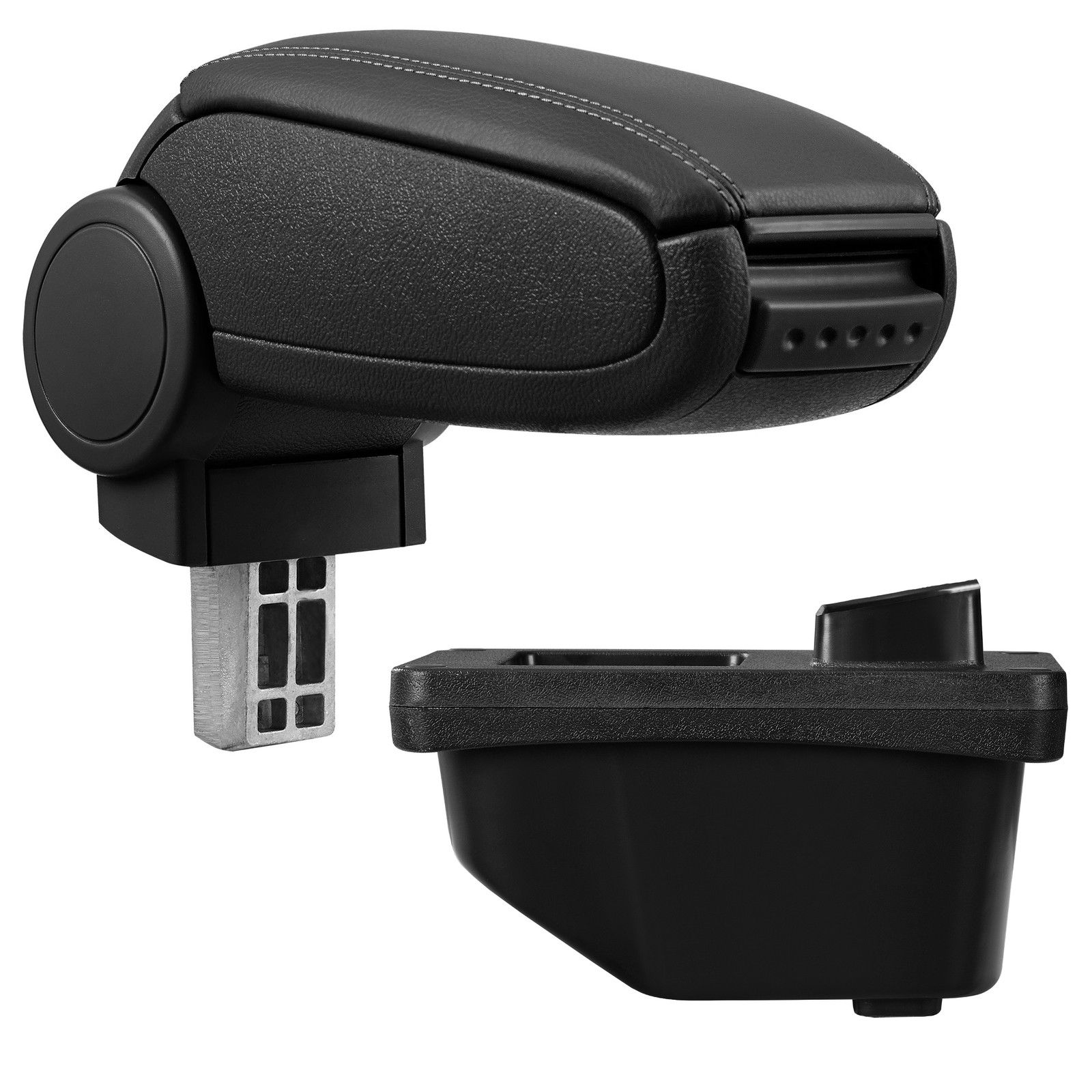 Armlehne Mittelarmlehne MAL Leder Bezug Schwarz für Peugeot 308 I ab 2007-